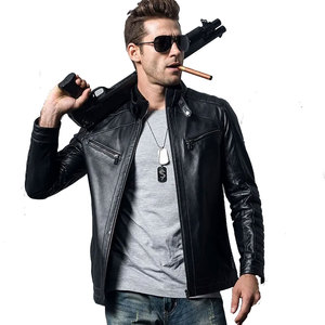 Custom Made Logo Your Own Design Outdoor Real Leather <b>Men's</b> <b>Coats</b> With Winter Jacket <b>Men</b> Fashion Jackets For <b>Men</b> - Product Image 4