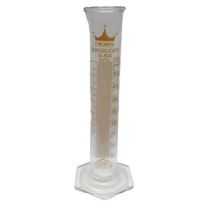 Cilindro medidor de vidrio borosilicato de 5000ml para uso en laboratorio - Product Image 1