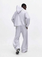 Ensemble survêtement homme tendance : sweat à capuche oversize et pantalon de jogging ample, personnalisable avec logo