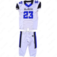 Uniforme de football américain personnalisé de haute qualité nouveau sublimé personnalisé vêtements de football américain ensemble de maillots de football