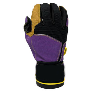Fashionable <b>Baseball</b> Batting <b>Gloves</b> High Quality Breathable Full Finger Classic Style Premium Soft Leather Anti Slip Grip Adjust - Product Image 1