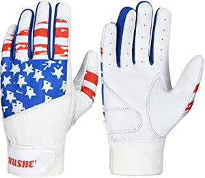 High Quality Leather Baseball Batting Gloves Professional Team Player Durable Lightweight - Product Image 5