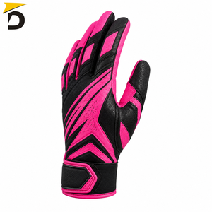 Gants de football américain en cuir respirant, construction flexible, adhérence améliorée, conçus pour attraper le ballon de manière sûre et confortable. - Product Image 2