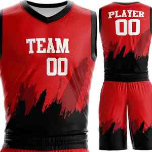 Nouvelle tenue de basketball personnalisée pour hommes, design unique, 100 % polyester, respirante, séchage rapide, vente en gros - Product Image 4