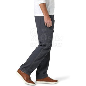 Plus Size Men Cargo Pants Outdoor Use Workout Wear 100% Cotton Made Cargo Pants For Men In <b>Low</b> Price - Product Image 2