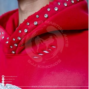 Sweat à capuche épais 100% coton, surdimensionné, en polaire, effet délavé, avec logo brodé en strass, style streetwear, vente en gros, personnalisable pour homme - Product Image 6
