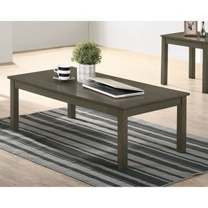 Elegante Set di Tavolini da Caffè Grigio Scuro 3 Pezzi: 1 Tavolino da Caffè e 2 Tavolini Laterali per Arredamento Soggiorno - Product Image 4