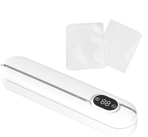 เครื่องซีลสูญญากาศขนาดเล็ก ความกว้างการซีล 30 ซม. แบบอัตโนมัติ พร้อมหน้าจอ LED และที่ตัดในตัว สำหรับใช้ในครัวเรือน - Product Image 2