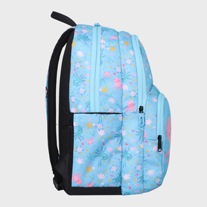 Sac à dos scolaire Arctic Fox Wink Cartoon Octopus pour garçons et filles, en néoprène et polyester durable, bretelles détachables, grande capacité - Product Image 2