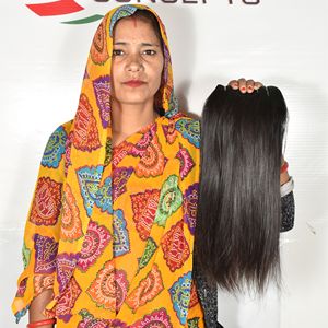 Extensiones de Cabello Humano Virgen 100% Natural, Cabello Indio Crudo Original, Estilo Personalizado, Ondulado Largo, Cutícula Alineada - Product Image 2