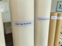 Papier de base pour ruban de jointoiement de cloisons sèches 140 g/m², rouleau jumbo en pâte de bois vierge non imprégnée pour la fabrication de ruban de jointoiement