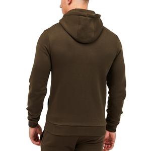 OEM Custom Logo Men's Gym Fitness Zip up <b>Hoodie</b> Joggers Streetwear Training Tracksuits Men Plus Size New Design Outdoor Training - Product Image 5