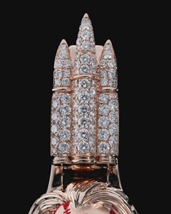 Compre en Línea en India el Colgante de Lujo para Hombre Krishnavii, Estilo Hip Hop, con Incrustaciones de Moissanita, Plata 925, Personalizado - Product Image 6