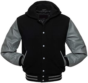 Chaqueta Varsity Acolchada para Hombre, Amarilla y Azul, con Parches Bordados, Estilo Béisbol, Ropa Casual de Calle, Prenda Exterior de Moda - Product Image 2