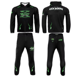 Vente en gros usine – Nouveaux sweats à capuche d'entraînement de boxe personnalisés avec logo, pour arts martiaux mixtes, haute élasticité, imperméables et respirants - Product Image 3