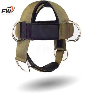 Arnés de entrenamiento de cuello para levantamiento de pesas OEM personalizado con cadena y cinturón para ejercitar hombros y calentar el cuerpo - Product Image 1