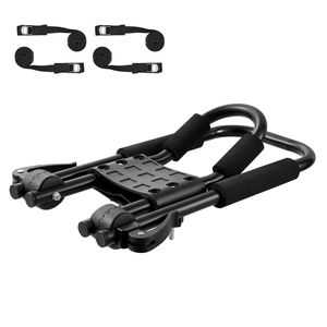 Portapacchi per kayak pieghevole rapido a J per tetto auto, per kayak, tavola da surf, canoa, SUP, sci - Product Image 1