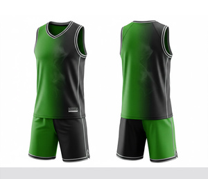 Full Sublimation Basketball Kit Lightweight Quick Dry Breathable <b>Polyester</b> Jersey And <b>Shorts</b> Team Sportswear For Men Women - Product Image 3