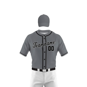 Top Manufacturer Direct Factory Price Customized Baseball Jersey with <b>Shorts</b> Sets Sports Wear OEM Services Baseball Uniform - Product Image 4