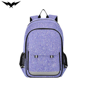 Mochila Brillante con Cierre de Cremallera para la Escuela, Mochila de Lentejuelas Cuadradas para Niñas, Mochila Brillante de Moda para Estudiantes - Product Image 5