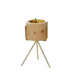 Elegante Quemador de Incienso Decorativo de Madera y Metal, Venta de Fábrica, Quemador de Incienso Bakhoor, Quemador de Incienso de Moda, Decoración para el Hogar - Product Image 3