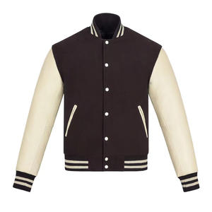 Dernière collection : Blouson universitaire de baseball pour homme, style streetwear tendance, idéal pour l'hiver – Vente en gros - Product Image 3