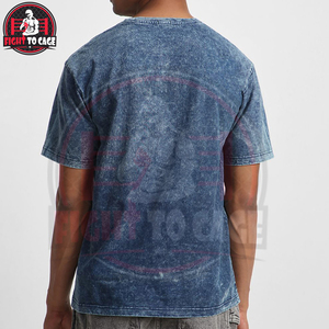 T-shirts délavés pour hommes – Tendances, manches courtes, décontractés, tissu confortable, style classique, vente en gros, impression de logo disponible - Product Image 2