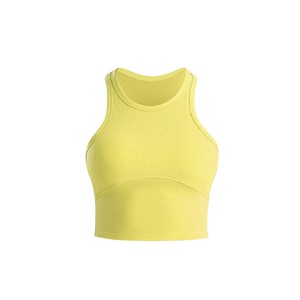 Women's High Support <b>Racerback</b> Sports Bra-Eco-Friendly Spandex/Nylon Tank <b>Top</b> for Yoga Workout Quick Dry & Breathable - Product Image 2