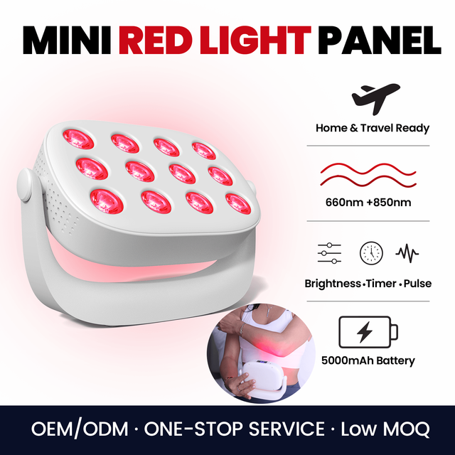 Redfy 5000mAh Cordless HandHeld Led Therapy Device 660Nm 850Nm Portable Home Use Near Infrared Red Light Led Therapy Panel
