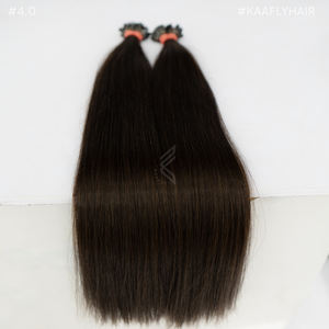 Agrafe simple de cheveux de Vierge du donneur 100% dans la couleur naturelle d'extensions non traitée - Product Image 3