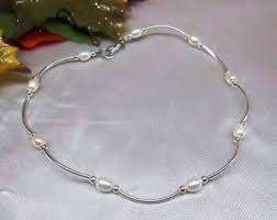 Pulsera de Perlas, Pulsera de Plata de Ley 925, Joyería Delicada para Mujeres y Niñas, para Usar en Bodas, Fiestas y Ocasiones Especiales - Product Image 2