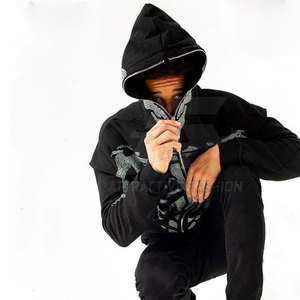 Fashionable Best Design Rhinestone Tracksuit With Soft Material <b>Blend</b> Rhinestone Tracksuit For Relaxed Fashion Looks - Product Image 3