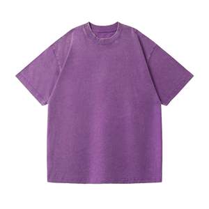 เสื้อยืดผู้ชายสไตล์คอนเทมโพรารี่ ล้างสีแบบแอซิดวอช ผ้าฝ้าย ทรงโอเวอร์ไซส์ สตรีทแวร์ลำลอง แฟชั่นท็อปส์ ขายส่งจากสหรัฐอเมริกา - Product Image 2