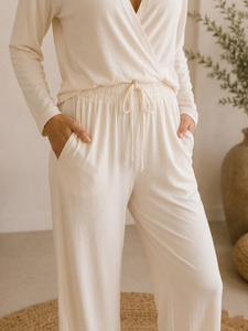 Ensembles de vêtements de détente pour femmes, doux et respirants, en Tencel et élasthanne, pyjamas pour femmes, vêtements de détente pour l'été - Product Image 5
