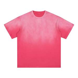 Men's Oversized Streetwear T Shirt Heavyweight Cotton <b>Vintage</b> Wash Boxy Fit Custom Logo Blank <b>Tee</b> Factory OEM - Product Image 1