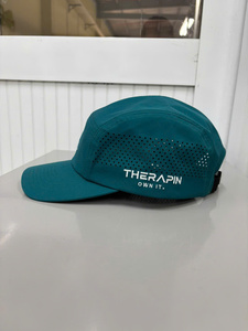 Gorra Unisex Injae Vina de 5 Paneles, Verde Oscuro, Malla Transpirable, Logotipo Bordado, Informal para Exteriores, Primavera/Verano, Deportiva, Moda para Adultos - Product Image 2