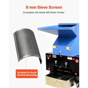 Rete per Schermatura di Precisione di Alta Qualità 0,315 Pollici/8 mm per Trituratore di Plastica, Acciaio Durevole Compatibile con Vari Dispositivi - Product Image 2