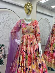 ชุดราตรีงานเลี้ยงสวยหรูสำหรับผู้หญิง มีจำหน่ายจำนวนมาก ชุดเจ้าสาวผ้าไหมชีนอน - Product Image 4