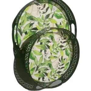 Plateaux de service écologiques Falak World Export, formes et tailles personnalisées, design moderne, compatibles lave-vaisselle/micro-ondes, motif floral - Product Image 1