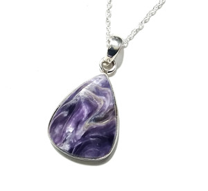 Collier pendentif en argent plaqué avec perle naturelle, serti à la main, forme poire, style bohème, certifié par une tierce partie, pour femme - Product Image 1