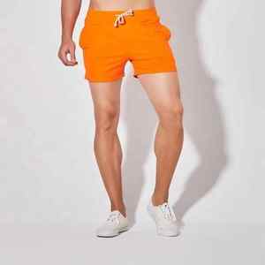 Shorts de course décontractés pour hommes 100 % polyester, séchage rapide, tissu tissé, taille élastique, couleur unie, faible MOQ - Product Image 4