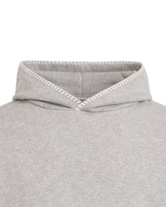 Sweat-shirt à capuche gris surdimensionné pour homme, avec poche kangourou, style streetwear, épais, décontracté, pour l'hiver, fabricant OEM - Product Image 5