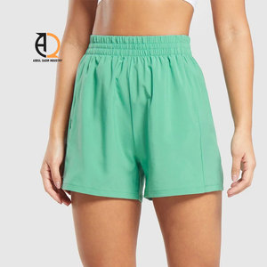 Shorts décontractés taille haute pour filles, shorts en jersey pour femmes avec poches - Product Image 6