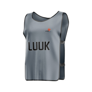 Bavoirs de sport personnalisés pour hommes grandes tailles, séchage rapide, couleur unie, avec impression numérique, sans manches, 100 % polyester, anti-humidité et respirants - Product Image 2