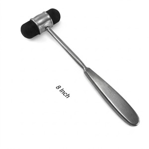 Marteau de réflexe neurologique Dejerine 8 pouces en acier inoxydable allemand réutilisable autoclavable certifié CE - Product Image 2