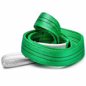 Sangle de levage haute résistance pour œillets et attaches, 2 tonnes, pour la manutention des matériaux, en polyester premium avec construction renforcée durable - Product Image 6