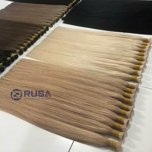 Extensiones de Cabello Humano Virgen Vietnamita Rusa Hanoi, Doble Trama a Máquina, Súper Doble Trama, 100g, Estilo Puntas Llenas, 1 Paquete - Product Image 3