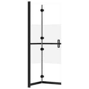 Paroi de douche pliante en verre ESG semi-frosted 31,5''x74,8'' - Product Image 5