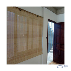 [MEILLEURES ÉVALUATIONS] Nouveautés Stores en bambou électriques à ouverture bipartite supérieure/inférieure, occultants, contrôle de la lumière, écologiques - Product Image 1