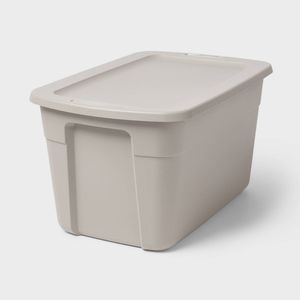 Contenitore portaoggetti sotto il letto grigio da 30 galloni - Product Image 1